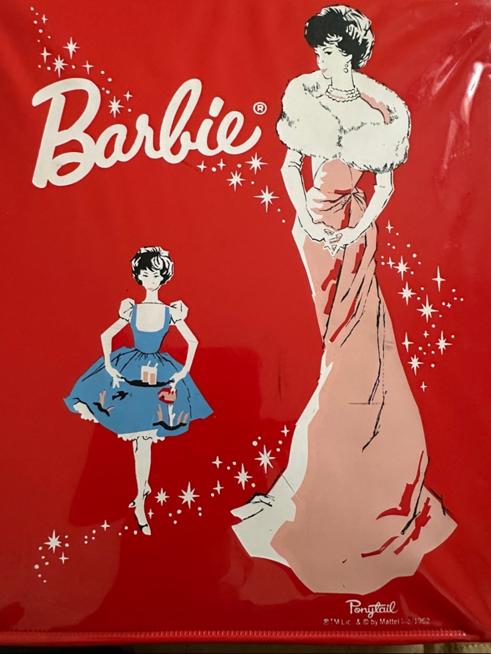1962 Red Vintage Ponytail Barbie Case